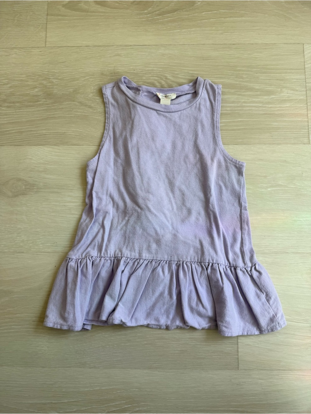Crewcuts J.Crew Purple Ruffle Tank Tunic Girls XS